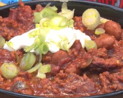 Bacon Cheeseburger Chili recipe by the BBQ Pit Boys