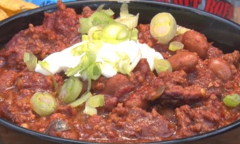 Bacon Cheeseburger Chili recipe by the BBQ Pit Boys