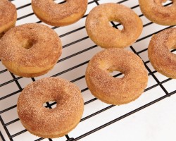 Baked Pumpkin Donut Recipe – Laura Vitale – Laura in the Kitchen Episode 826