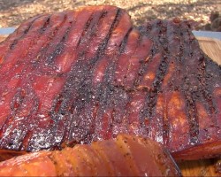 BBQ Pork Belly on the Grill