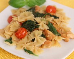 Bowties Florentine Recipe – Laura Vitale – Laura in the Kitchen Episode 564