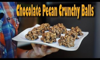 Chocolate Pecan Crunchy Balls: Organic Vegan Dessert Recipe