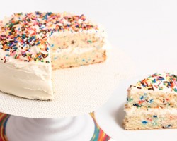 Confetti Birthday Cake Recipe – Laura Vitale – Laura in the Kitchen Episode 796