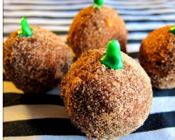 Donut Holes | Pumpkin Cake Donuts Halloween Recipe #6