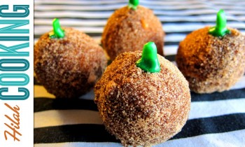 Donut Holes | Pumpkin Cake Donuts Halloween Recipe #6