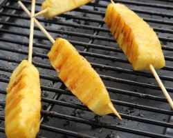 Grilled Pineapple with Honey Yogurt Dip Recipe – Laura Vitale – Laura in the Kitchen Episode 442
