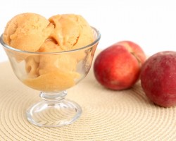 Homemade Peach Sorbet Recipe – Laura Vitale – Laura in the Kitchen Episode 809