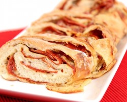 Homemade Pepperoni Bread Recipe – Laura Vitale – Laura in the Kitchen Episode 723