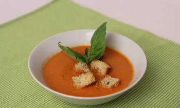 Homemade Tomato Soup Recipe – Laura Vitale – Laura in the Kitchen Episode 454