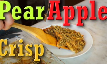 Pear Apple Crisp: Gluten Free Vegan Dessert Recipe