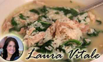 Quick Lemony Chicken & Rice Soup Recipe – Laura Vitale – Laura in the Kitchen Episode 310