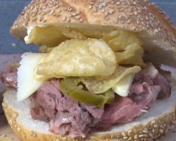 Rib Eye Beef Roast Sandwiches by the BBQ Pit Boys