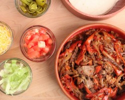 Crock Pot Beef Fajitas Recipe – Laura Vitale – Laura in the Kitchen Episode 877