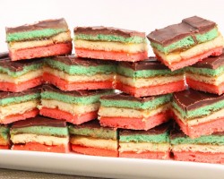 Italian Rainbow Cookies Recipe – Laura Vitale – Laura in the Kitchen Episode 882