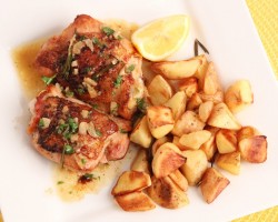 Lemon Butter Roasted Chicken Recipe – Laura Vitale – Laura in the Kitchen Episode 872
