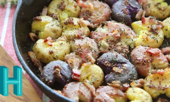Smashed Roasted Potatoes |  Hilah Cooking