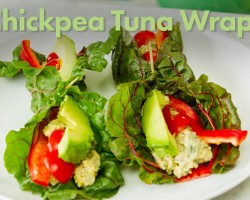 Chickpea Tuna Wraps