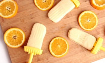 Homemade Creamy Orange Popsicle Recipe – Laura Vitale – Laura in the Kitchen Episode