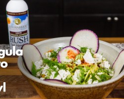 Arugula Pesto Rice Bowl