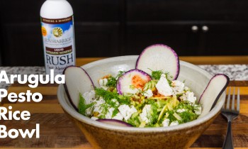 Arugula Pesto Rice Bowl