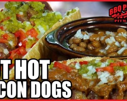 Hot Hot Bacon Dogs by the BBQ Pit Boys