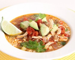 Quick Chicken Rice & Lime Soup Recipe – Laura Vitale – Laura in the Kitchen Episode