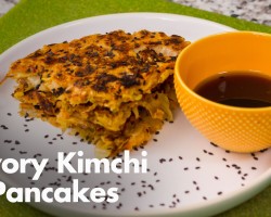 Savory Kimchi Pancakes
