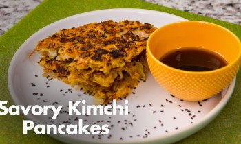 Savory Kimchi Pancakes