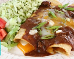 Tex-Mex Chili Cheese Enchiladas |  Hilah Cooking