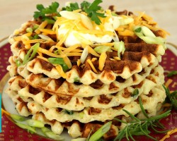 Mashed Potato Waffles |  Hilah Cooking