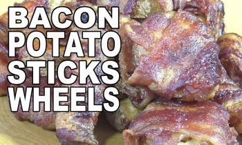 Bacon Potato Sticks and Wheels recipe