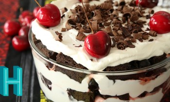 Black Forest Trifle Recipe |  Easy Holiday Dessert