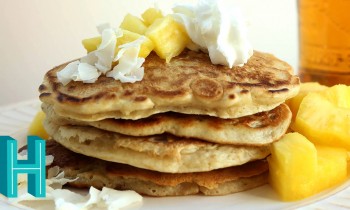 Piña Colada Pancakes  |  Hilah Cooking