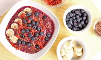 Berry Smoothie Bowl Recipe – Laura Vitale – Laura in the Kitchen Episode 1011