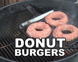 Stuffed Donut Burgers by the BBQ Pit Boys