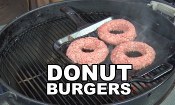 Stuffed Donut Burgers by the BBQ Pit Boys