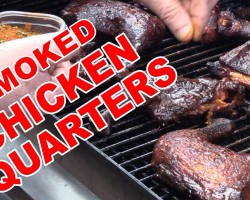 SMOKED CHICKEN QUARTERS recipe