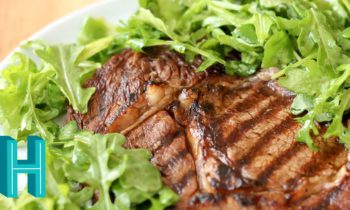 How to Make Marinated, Grilled Steak & Salad | Hilah Cooking
