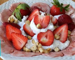 How to Make Strawberries & Whipped Coconut Cream |  Hilah Cooking