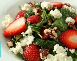 How to Make Strawberry Kale Salad |  Hilah Cooking