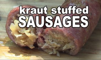 Kraut Stuffed Sausages recipe
