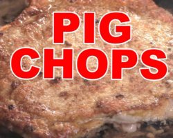 Stuffed Pork ‘n Pig Chops recipe