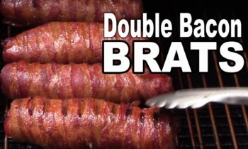 Double Bacon Brats recipe