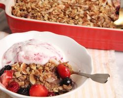 Baked Coconut Berry Oatmeal | Episode 1130