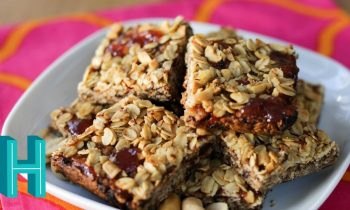 PBJ Bars with Chef Baby! Hilah Cooking