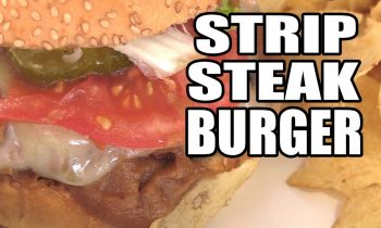 Superbowl Strip Steak Burgers by the BBQ Pit Boys