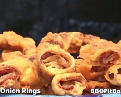 Crispy Fried Bacon Onion Rings