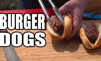 Crispy Stuffed Burger Dogs