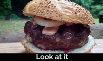 Shrimp n Beef Burger in One Minute