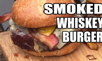Smoked Whiskey Cheeseburgers